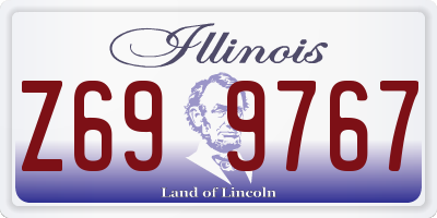 IL license plate Z699767