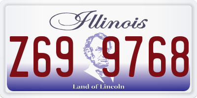 IL license plate Z699768