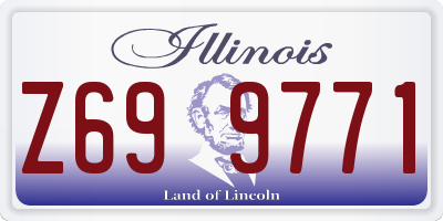 IL license plate Z699771