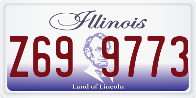 IL license plate Z699773