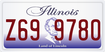 IL license plate Z699780