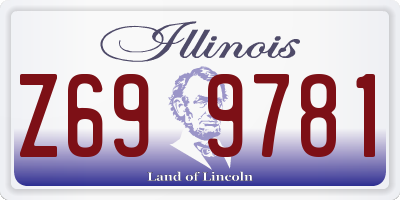 IL license plate Z699781