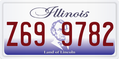 IL license plate Z699782
