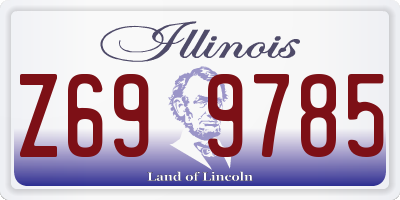 IL license plate Z699785