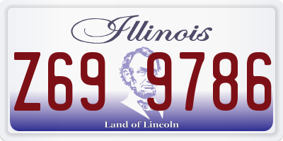 IL license plate Z699786