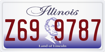 IL license plate Z699787