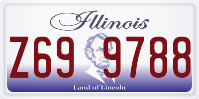 IL license plate Z699788