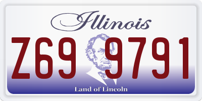 IL license plate Z699791