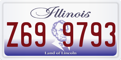 IL license plate Z699793