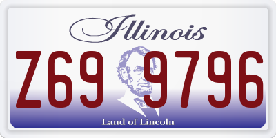 IL license plate Z699796