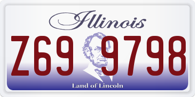IL license plate Z699798