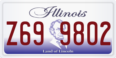 IL license plate Z699802