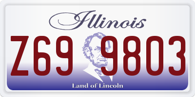 IL license plate Z699803