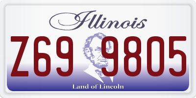 IL license plate Z699805