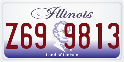 IL license plate Z699813