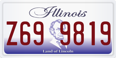 IL license plate Z699819