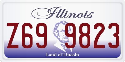 IL license plate Z699823