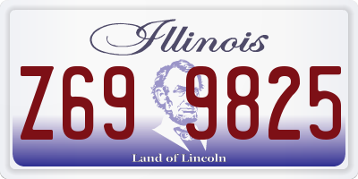 IL license plate Z699825
