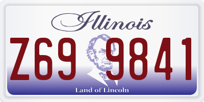 IL license plate Z699841