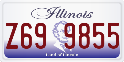 IL license plate Z699855