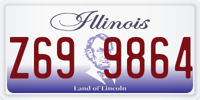 IL license plate Z699864