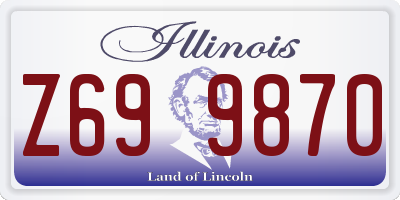 IL license plate Z699870
