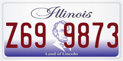 IL license plate Z699873
