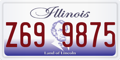IL license plate Z699875