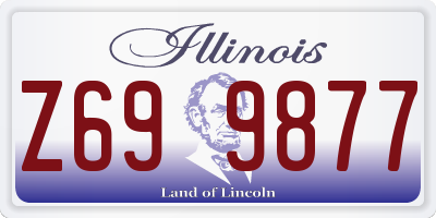 IL license plate Z699877