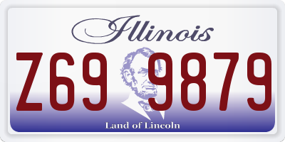 IL license plate Z699879