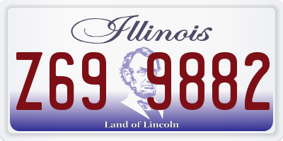 IL license plate Z699882
