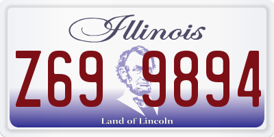 IL license plate Z699894