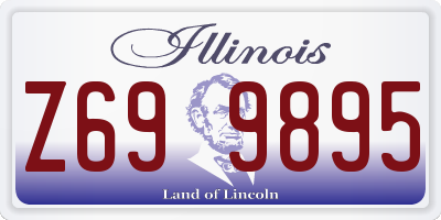 IL license plate Z699895
