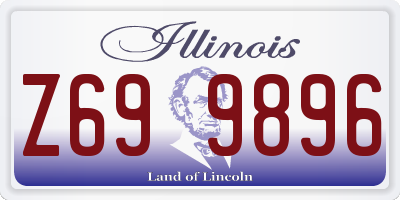 IL license plate Z699896