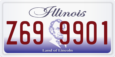 IL license plate Z699901