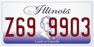 IL license plate Z699903