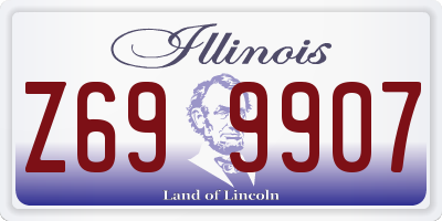 IL license plate Z699907