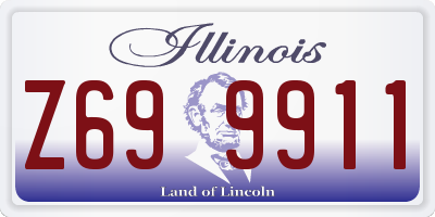 IL license plate Z699911