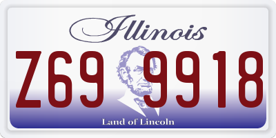 IL license plate Z699918