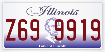 IL license plate Z699919