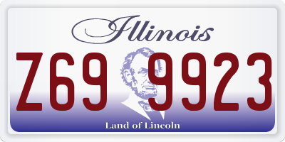 IL license plate Z699923