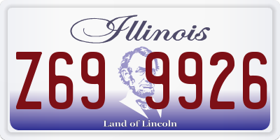 IL license plate Z699926
