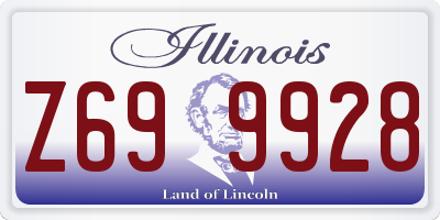IL license plate Z699928