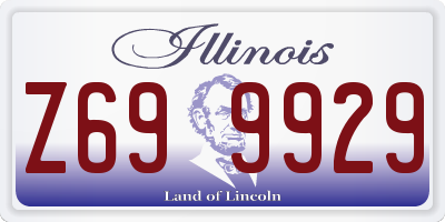 IL license plate Z699929