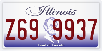 IL license plate Z699937