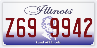 IL license plate Z699942