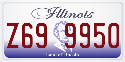 IL license plate Z699950