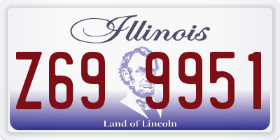 IL license plate Z699951
