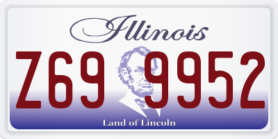IL license plate Z699952