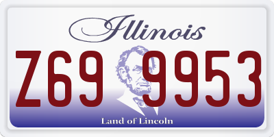 IL license plate Z699953